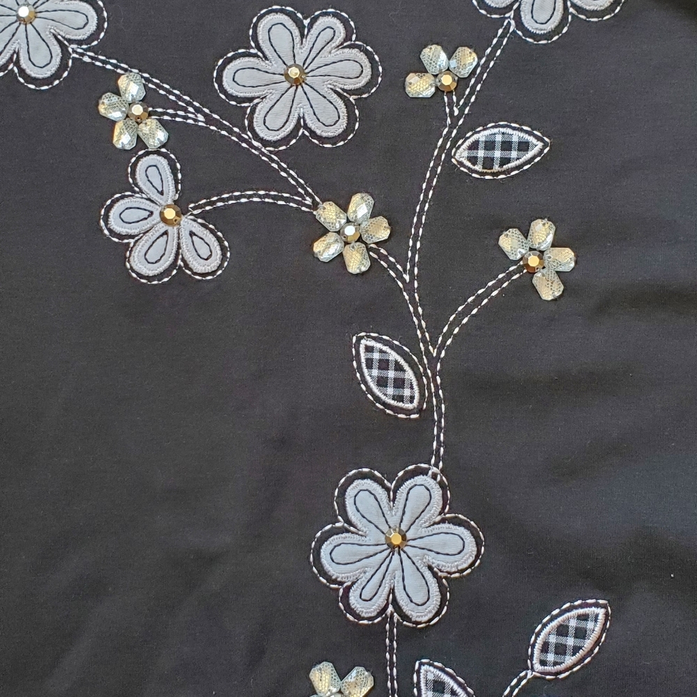 Alfred Dunner Woman's Short Sleeve T-Shirt Top Size PM Petite. - Picture 6 of 6